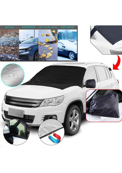 Araba Ön Cam Kar Güneş Gölge Kapağı Don Buz Yağmur Tozu Kamyon Suv Arka Görünüm Aynası Için Çıkar (Yurt Dışından) indirimleri