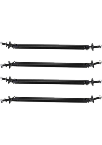 4 Parça Ön Arka Ayarlanabilir Rüzgar Ayırıcı Tampon Çene Dudak Desteği (Yurt Dışından)