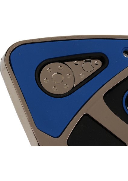 3 Adet Fren Debriyaj Gaz Accelerator Pedal Pad Seti Evrensel Mavi (Yurt Dışından)