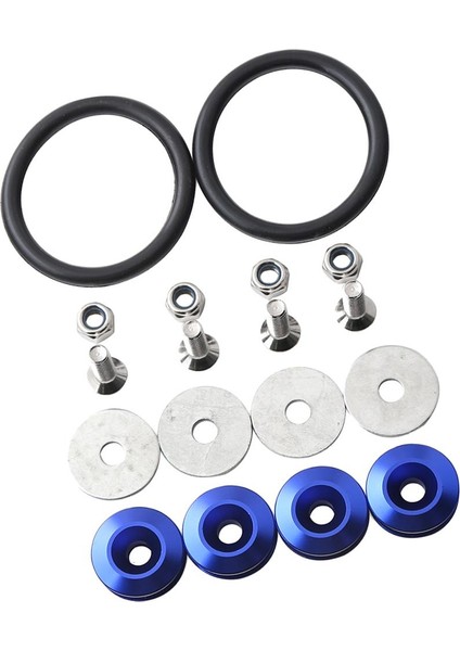 Hızlı Yayın Bağlantı Elemanları Evrensel Araba Tamponlar Trunk Fender Hatch Kapakları Mavi (Yurt Dışından)