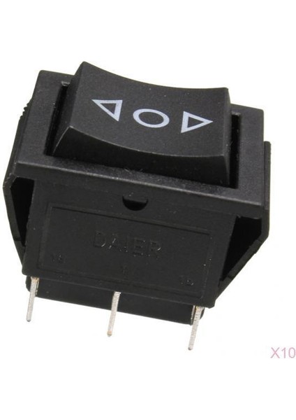 10X Elektrikli Pencere Kapı Kilidi Rocker Anahtarları Dpdt Açma Kapalı Açık 250V 10A 125V 15A (Yurt Dışından)
