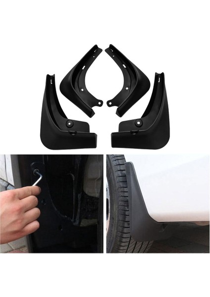 4 Adet Çamur Fleps Sıçrama Korumaları Modifikasyon Aksesuarları Tesla 3 (Yurt Dışından) modelleri