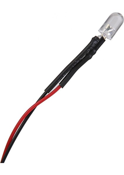 20 Adet Önceği Kablolu Temizle LED 5mm Çap Araba Tekne Dekor Işık Lambası Çeşitli Renk Yeşil (Yurt Dışından)