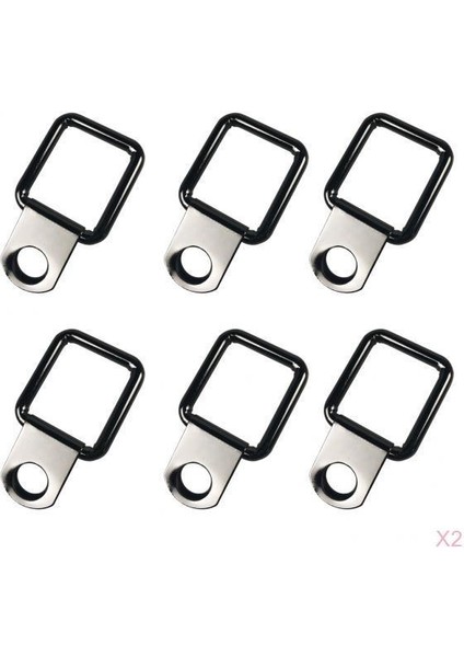 Kargo Net Kapağına Sahip Jeep Wrangler Kamyonu Için 12 D Halka Çapa Kancası (Yurt Dışından)