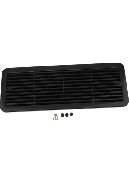 2 Adet Rv Camper Kester Yan Hava Hava Havalandırma Outlet Grille Kapak 480*185MM Siyah (Yurt Dışından)
