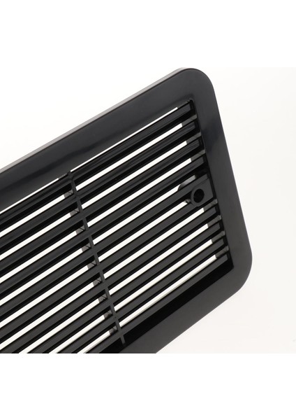 2 Adet Rv Camper Kester Yan Hava Hava Havalandırma Outlet Grille Kapak 480*185MM Siyah (Yurt Dışından)