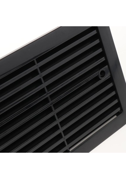 2 Adet Rv Camper Kester Yan Hava Hava Havalandırma Outlet Grille Kapak 480*185MM Siyah (Yurt Dışından)