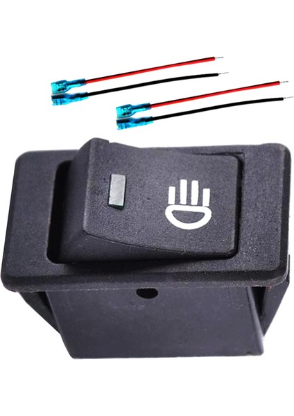 4 Pins LED On Off Rocker Geçiş Anahtarı Sürüş Sis Iş Kırmızı Işık Çubuğu Siyah (Yurt Dışından)