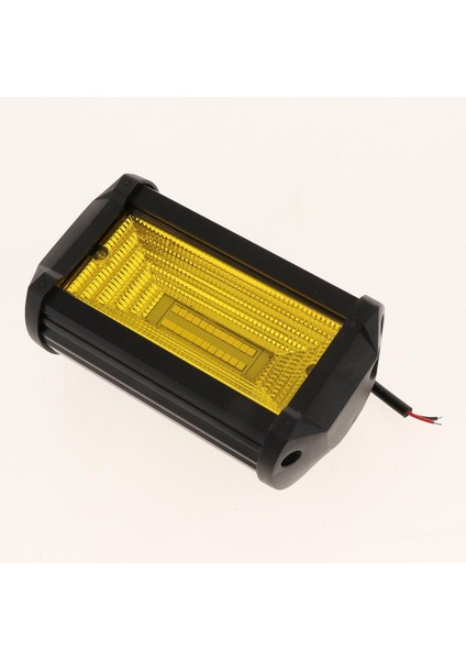 Otomatik LED Çift Sıralı Çalışma Işığı 72W Araba Çatı Spotları Taşkın - Sarı Işık (Yurt Dışından)