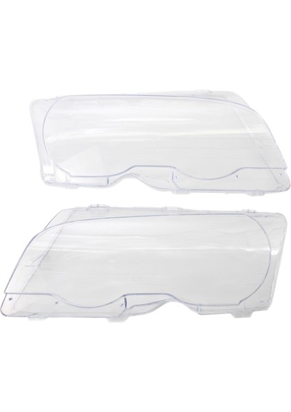 Bmw 3 E46 1999-2002 Için Çift Far Lens Kapağı 2 Kapalı Kurulumu Kolay (Yurt Dışından) indirimleri