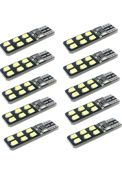 10 Adet Araba Iç T10 2835 12SMD LED Metre Okuma Işık Genişliği Işığı (Yurt Dışından)