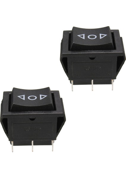 2 Adet 6-Pins Açık Kapalı 250 V 10A 125 V 15A Güç Pencere Kilidi Rocker Anahtarları (Yurt Dışından)