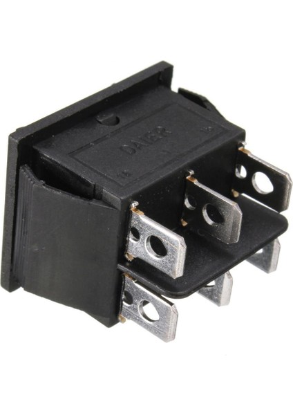 2 Adet 6-Pins Açık Kapalı 250 V 10A 125 V 15A Güç Pencere Kilidi Rocker Anahtarları (Yurt Dışından) modelleri