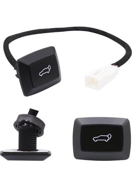 Dayanıklı Bagaj Kapısı Önyükleme Açma Kilidi Anahtarı Düğmesi Universal Car Için LED (Yurt Dışından)