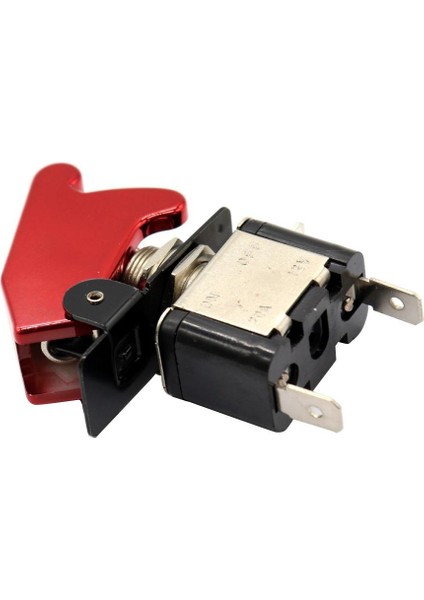 Araba Yarışı Ateşleme Anahtarı Paneli 12V Kırmızı LED Motor Kol Düğmesi Düğmesi (Yurt Dışından)