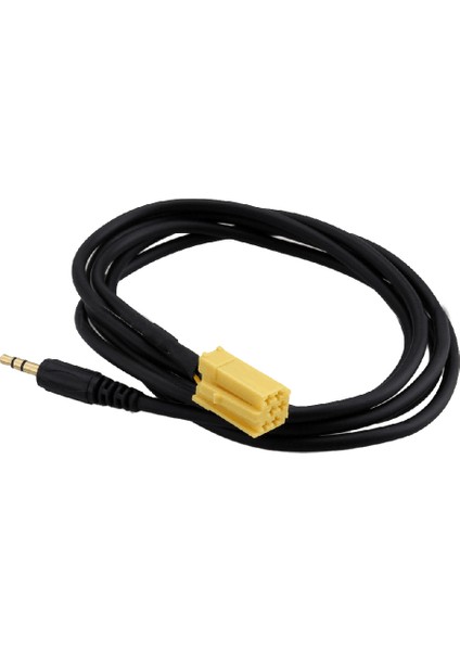 Araba 3.5mm Jack Mp3 Çalar Aux Kablo Adaptör Tel Kurşun Fiat Grande Punto (Yurt Dışından)