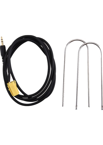 Araba 3.5mm Jack Mp3 Çalar Aux Kablo Adaptör Tel Kurşun Fiat Grande Punto (Yurt Dışından)