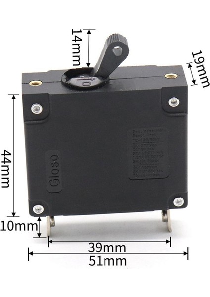 15A 1 Kutup Hidrolik Devre Kesici Ac Dc Devre Kesici Anahtarlar (Yurt Dışından) modelleri