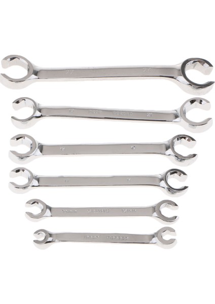 6 Parça Ekstra Uzun Çift Uçlu Açık Flare Somun Wrencheset 6MM-24MM (Yurt Dışından) fiyatları