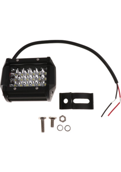 4'' 72W 9-30V Araba Tekne Kamyonu Dörtlü Satır LED Iş Işık Sürüş Sis Spot Ampul Uzun (Yurt Dışından)