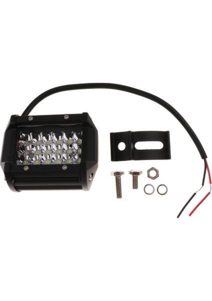 4'' 72W 9-30V Araba Tekne Kamyonu Dörtlü Satır LED Iş Işık Sürüş Sis Spot Ampul Uzun (Yurt Dışından)
