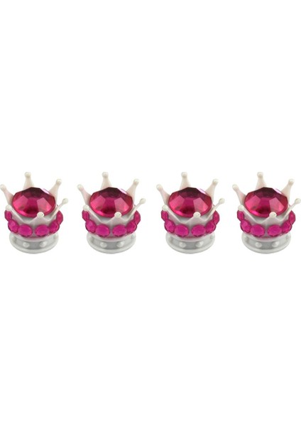 Araba Aracı Için 4 Parça Parça Krom Taç Cr Bling Lastik Gövde Kapakları (Yurt Dışından) fiyatları