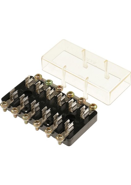 Araba Araç Tekne Ses Bölümü Taşınabilir 12 V 6-Way Sigorta Tutucu Kutusu Bloğu + Kapak 6-Way (Yurt Dışından)