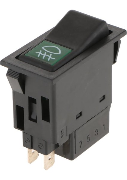 4 Pins Sis Lambası Kapalı Rocker Geçiş Anahtarı Kontrolü Için (Yurt Dışından)
