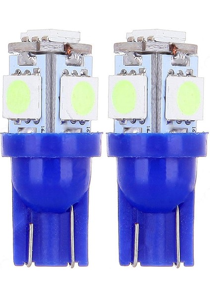 10X Buz Mavisi T10 W5W 194 168 501 Araba 5smd 12 V LED Ters Yan Kama Ampuller (Yurt Dışından)