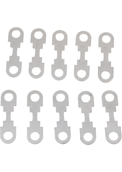 10V Düz Metal Araba Sigorta Şeridi 10X - 100A (Yurt Dışından)