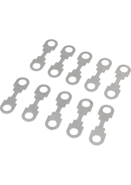 10V Düz Metal Araba Sigorta Şeridi 10X - 100A (Yurt Dışından)