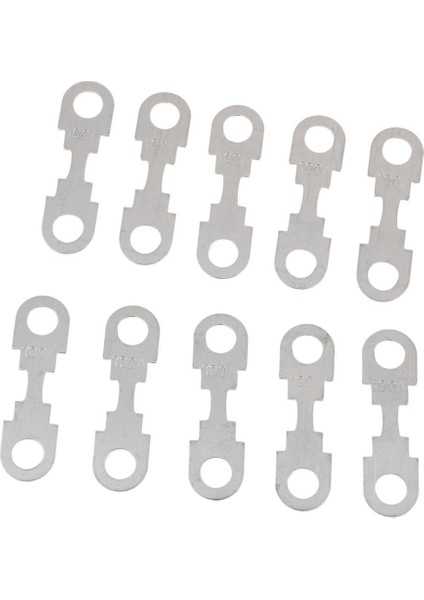 10V Düz Metal Araba Sigorta Şeridi 10X - 100A (Yurt Dışından)