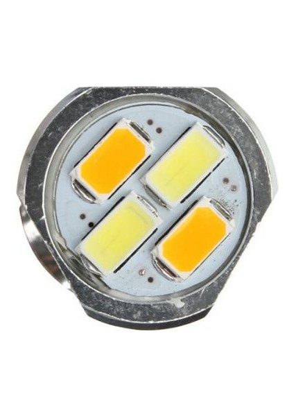 LED Ampuller Beyaz + Sarı Sinyalleri Ters Sinyaller Için 1157-5630-22SMD (Yurt Dışından)