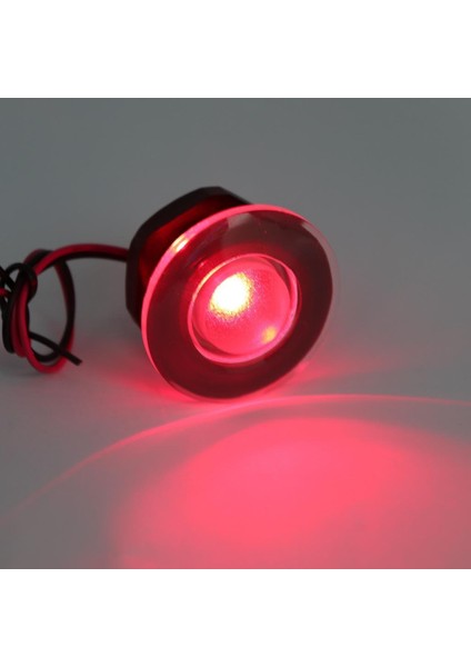 4 Adet Kırmızı LED Nezaket Tekne Rv Işık 12V Su Geçirmez Içeri Çıkış Alt Su (Yurt Dışından)