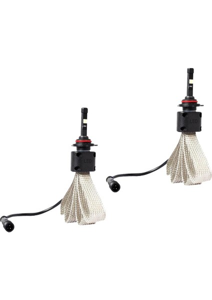 2 Adet 9005 36W 8000LM Araba LED Far Far Ampulü 6500K Beyaz (Yurt Dışından)