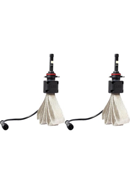 2 Adet 9005 36W 8000LM Araba LED Far Far Ampulü 6500K Beyaz (Yurt Dışından)