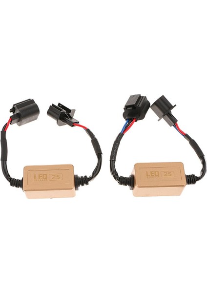 2 Adet H13 9008 LED Işık Hata Kodlayıcı Cankeller Anti-Flicker (Yurt Dışından)