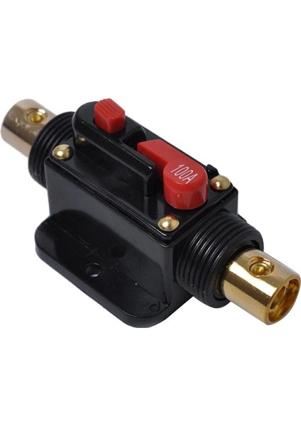 12 V Araba Ses Agu Sigorta Tutucu 4-8 Awg Inline Devre Kesici 100A (Yurt Dışından)