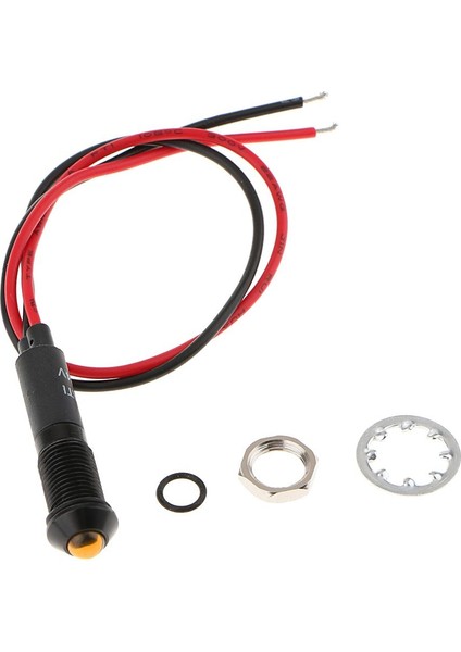 LED Gösterge Işık Uyarı Işık Paneli DC24V 8mm (Yurt Dışından)