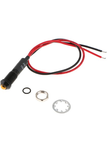 LED Gösterge Işık Uyarı Işık Paneli DC24V 8mm (Yurt Dışından) fırsatları