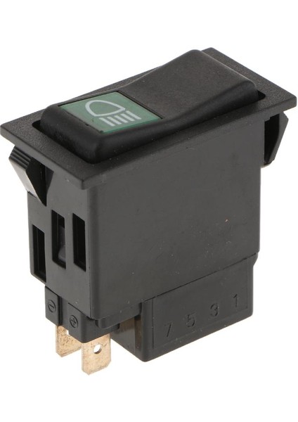 3pin Araba Kamyon Motosiklet Far Anahtarı Düğmesi Kapalı Kontrolü (Yurt Dışından)