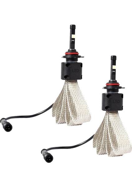 2 Adet 9005 36W 8000LM Araba LED Far Far Ampulü 6500K Beyaz (Yurt Dışından)