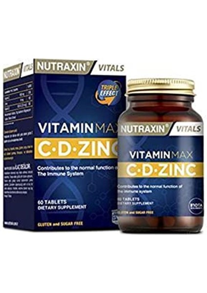 Vitamin Max C-D-Zinc 60 Tablet