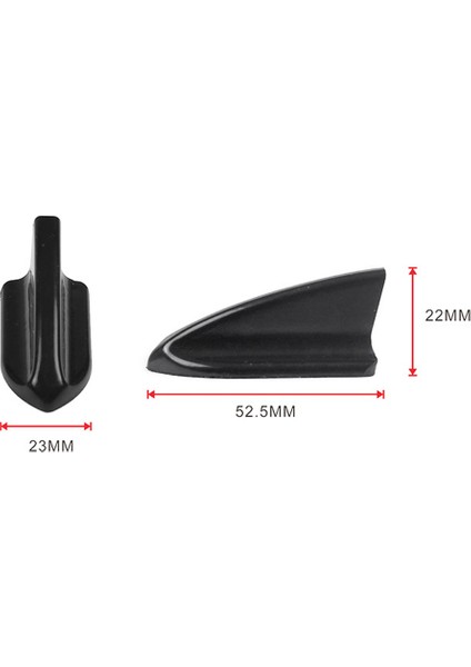 10 Adet Vortex Jeneratör Köpekbalığı Fin Spoiler Difüzör Dekorasyon Evo Stil Için (Yurt Dışından) fırsatları