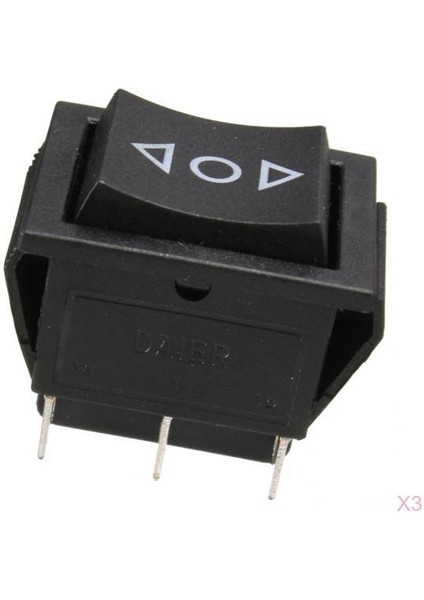 3 Adet 6pins Araba Açma Kapama Açık Anlık Elektrikli Pencere Rocker Anahtarı 3 Adet (Yurt Dışından)