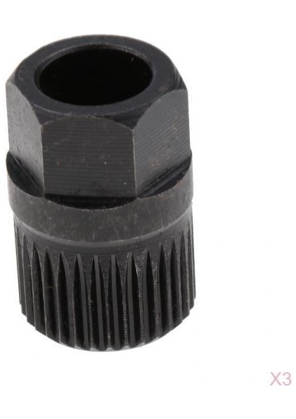 3 Adet Spline V - Kemer Kasnağı Merkezi Cıvatası Çıkarma Alternatör Soket Aracı (Yurt Dışından)