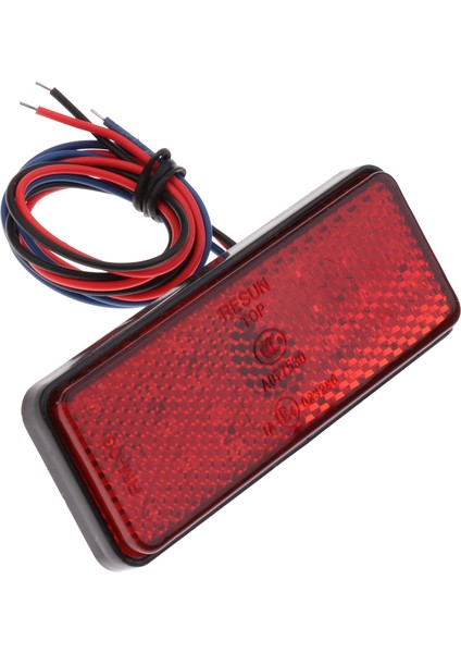 LED Reflektör Fren Lambası Dönüş Sinyali - Kırmızı (Yurt Dışından)