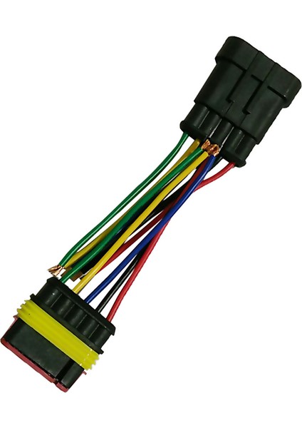 10 Kit 5 Pin Tel Konektör Fiş Kablo Demeti Klipsleri (Yurt Dışından)