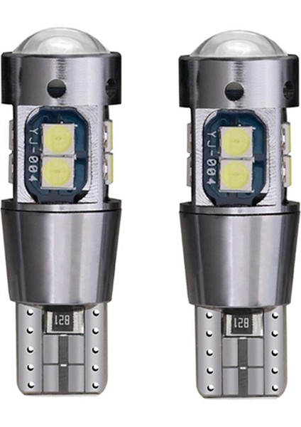 1 Çift T10-3030-10SMD 1200LM Lümen 21W LED Okuma Ampulleri (Yurt Dışından)