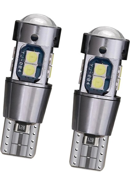 1 Çift T10-3030-10SMD 1200LM Lümen 21W LED Okuma Ampulleri (Yurt Dışından)